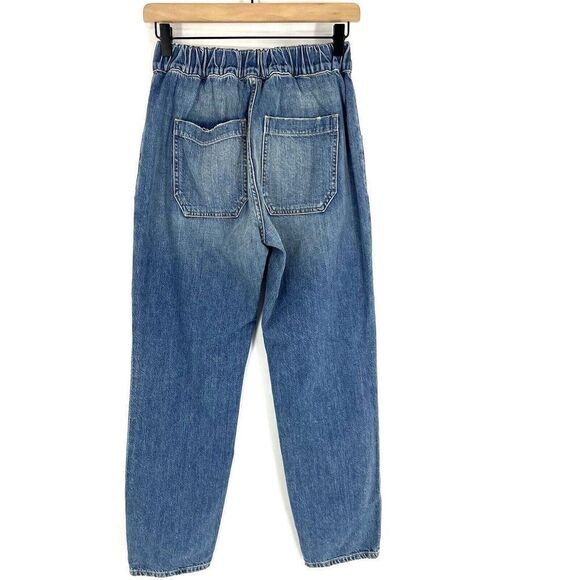 Veronica Beard Jeans Size 2 26 Women Blue Arya Straight High Rise Cotton Stretch - Picture 5 of 9